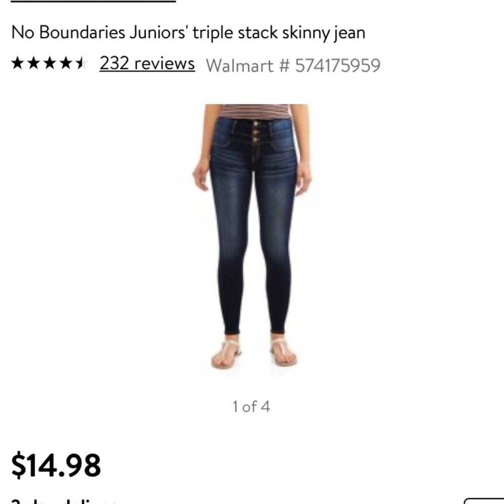 No Boundaries Dark Denim Jeans